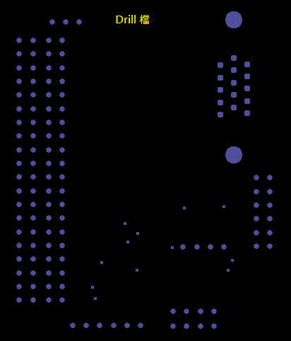 產(chǎn)生Drill File及 Map File 的Gerber 檔案，此會(huì)產(chǎn)生描述此PCB所用到的鉆孔的孔徑尺寸及鉆孔的座標(biāo)資訊。